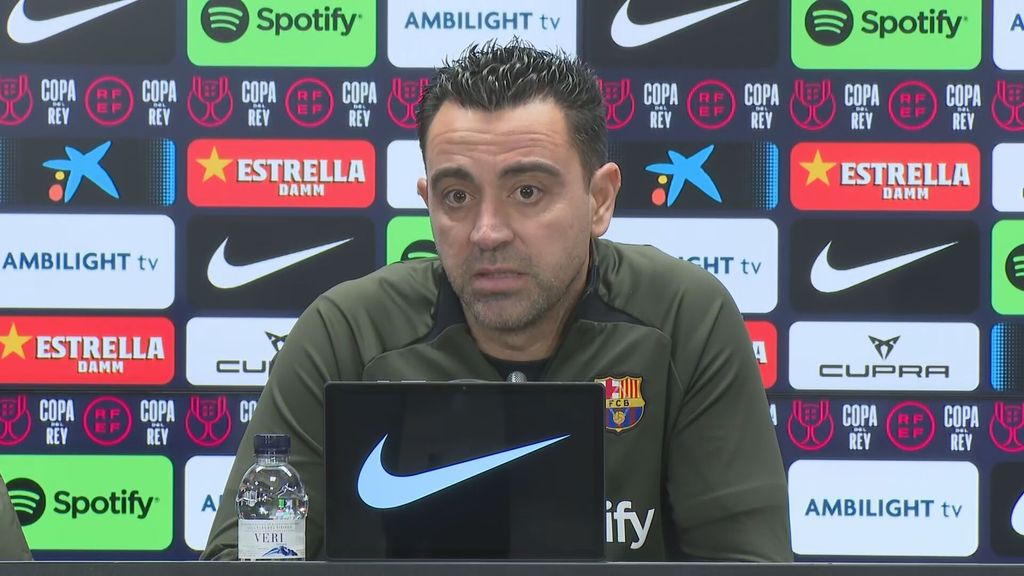 Xavi confirma la duda de Balde ante el Barbastro