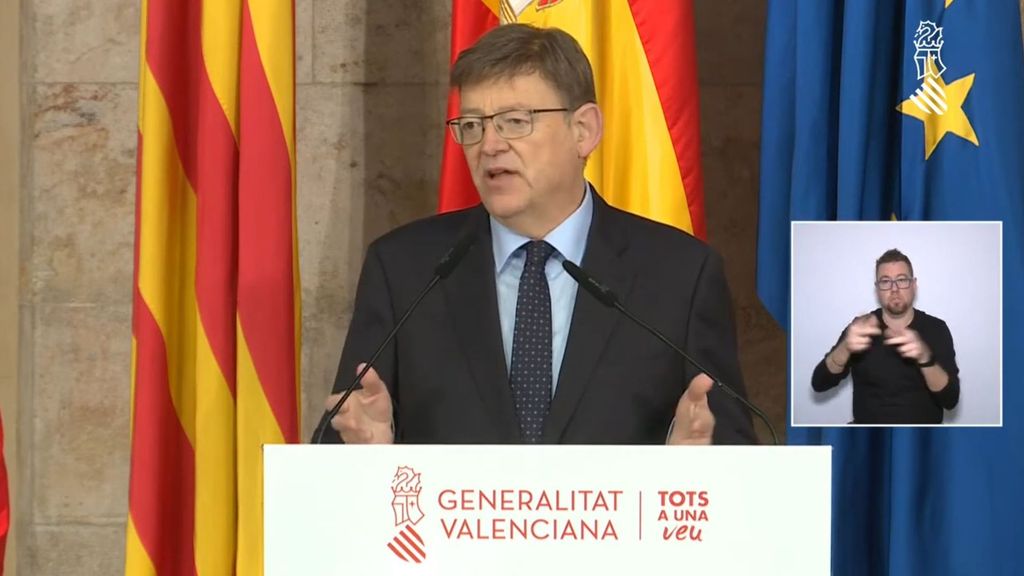 Rueda de prensa de Ximo Puig