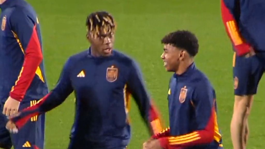 (Mediaset) La sonrisa de Yamine Lamal: de las bromas con Iñaki Williams a la protección de Gavi