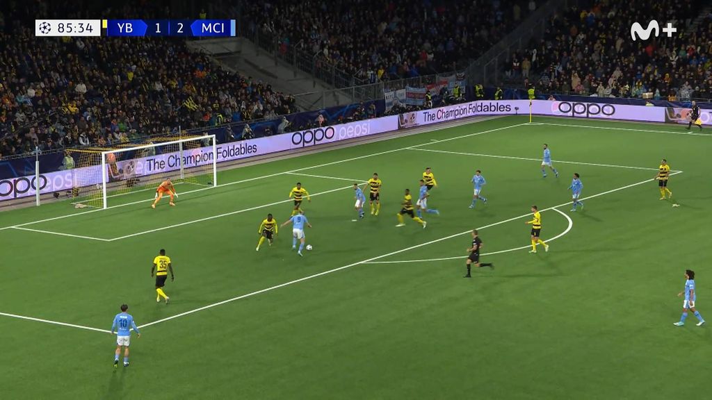 Young Boys 1-3 Manchester City: Los goles de Haaland