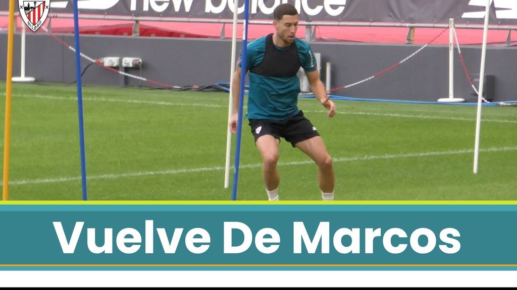 De Marcos vuelve a entrenar con el Athletic de Bilbao