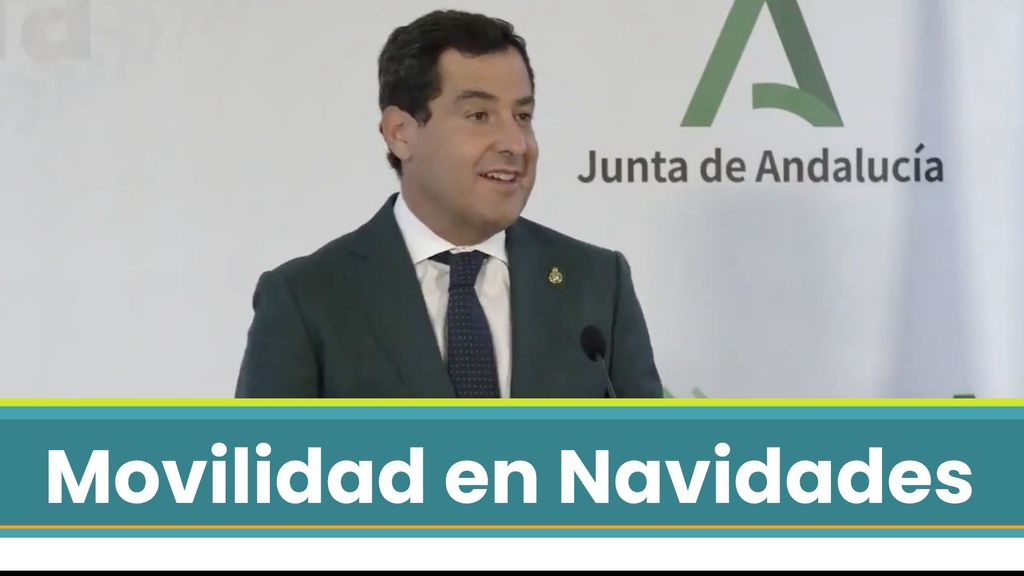 Juan Manuel Moreno Bonilla habla sobre las Navidades con el coronavirus
