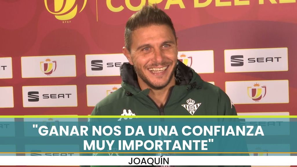Joaquín: Ganar nos da una confianza muy importante