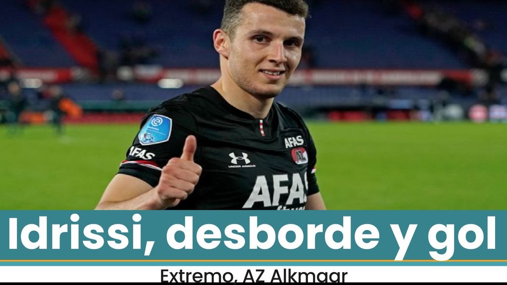 Las mejores acciones de Idrissi, del AZ Alkmaar, en Holanda: Desborde y gol