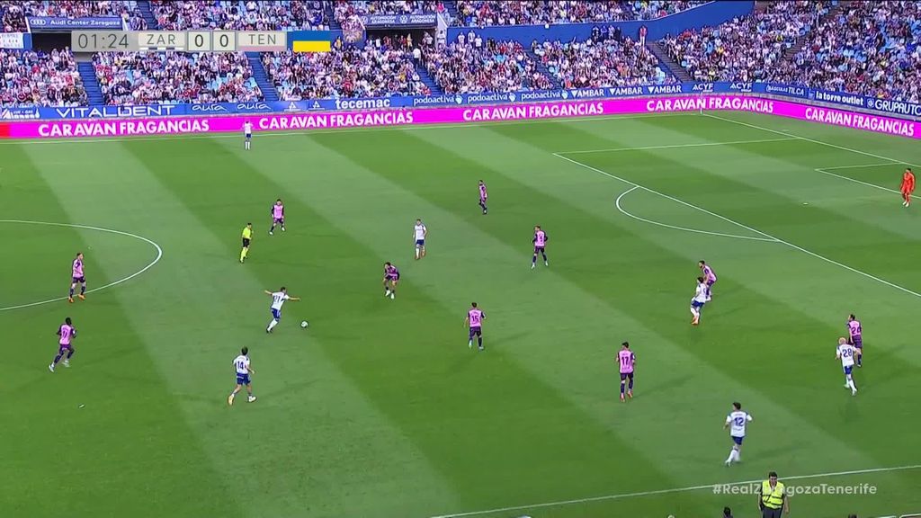 Zaragoza 1-1 Tenerife: Resumen del partido
