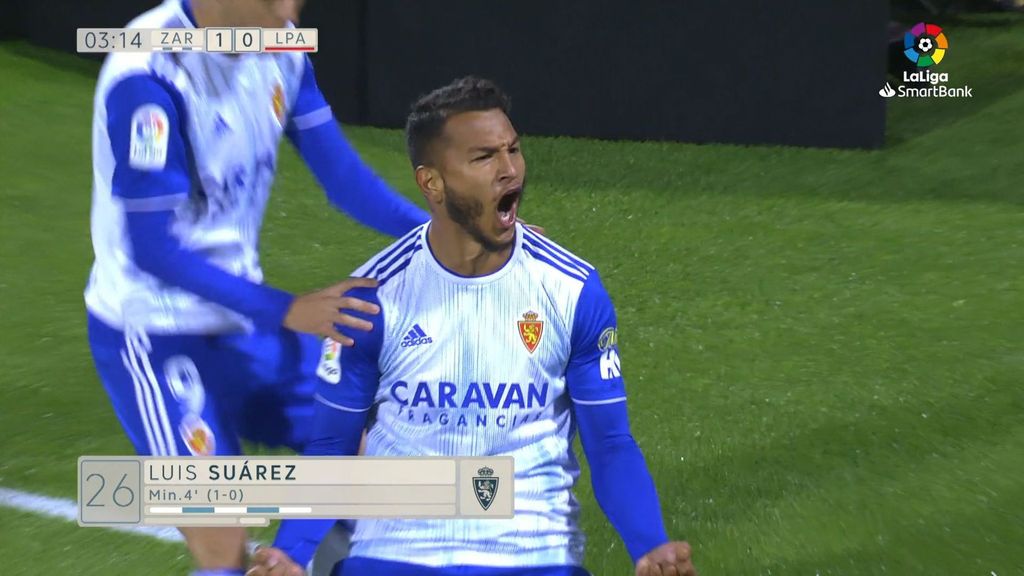 Real Zaragoza-Las Palmas: Resumen (jornada 14)