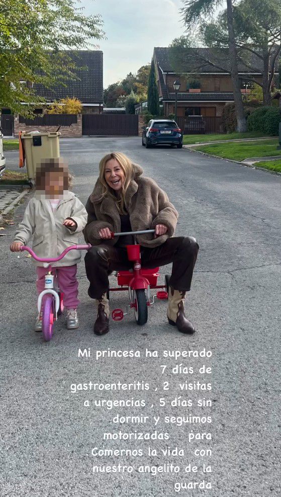 Ana Obregón junto a su nieta