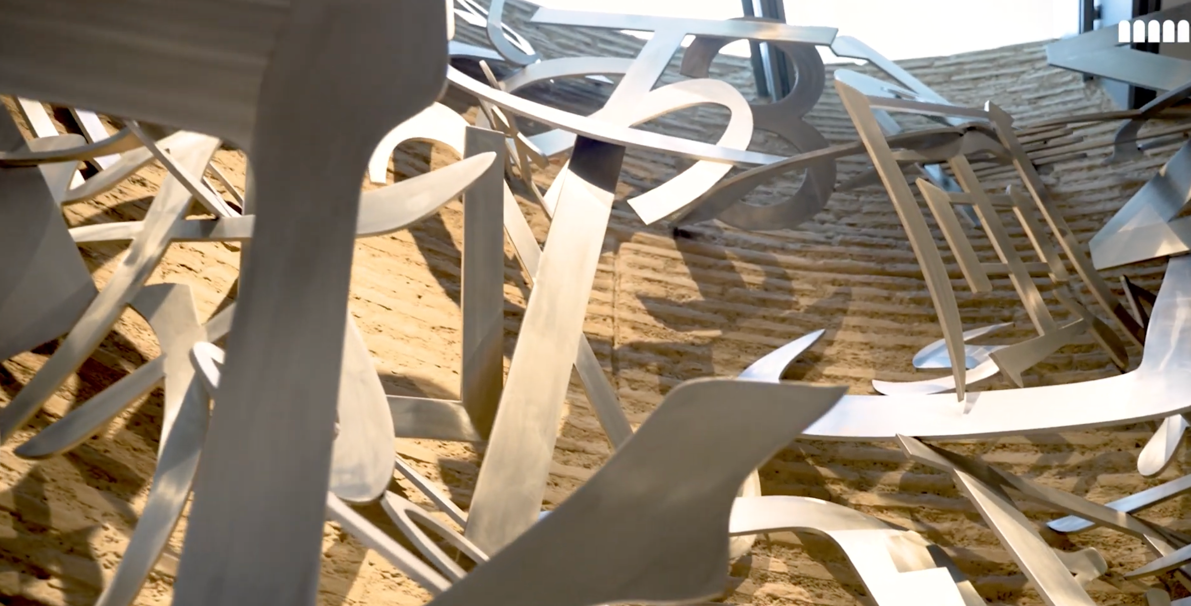 Detalle de 'Tempesta', instalación de Jaume Plensa para el CAHH