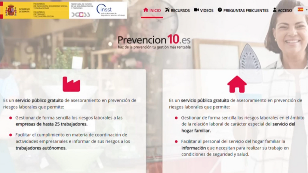 La web proteccion10.es