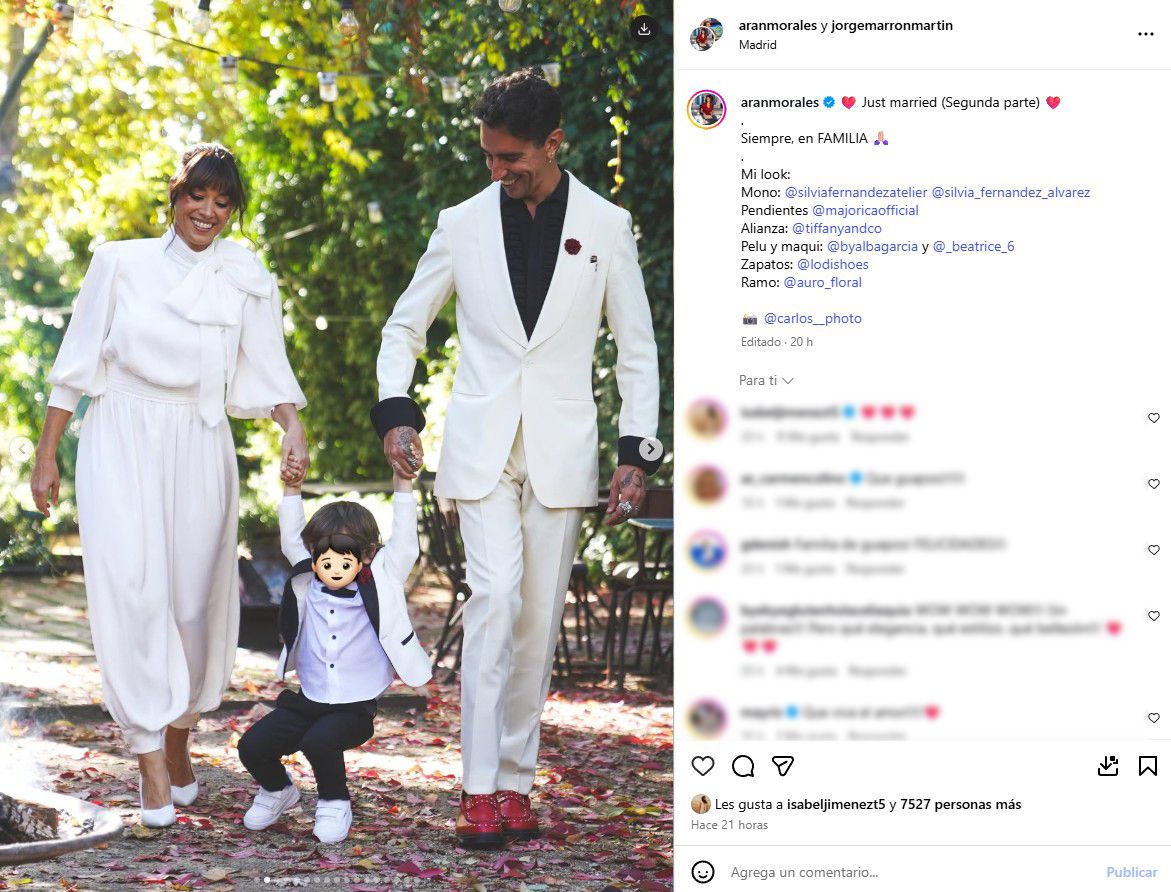 Los detalles de la boda de Arancha Morales y Jorge Marrón