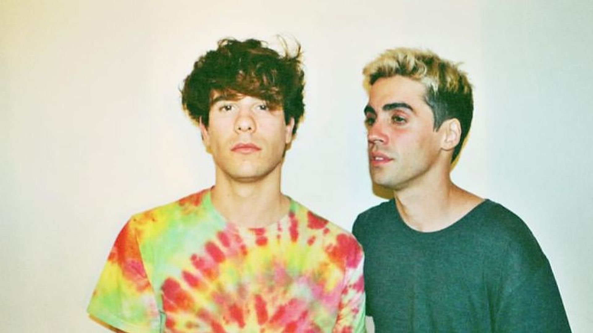 Los Javis en una foto de los inicios de su relación Los Javis en una foto de los inicios de su relación