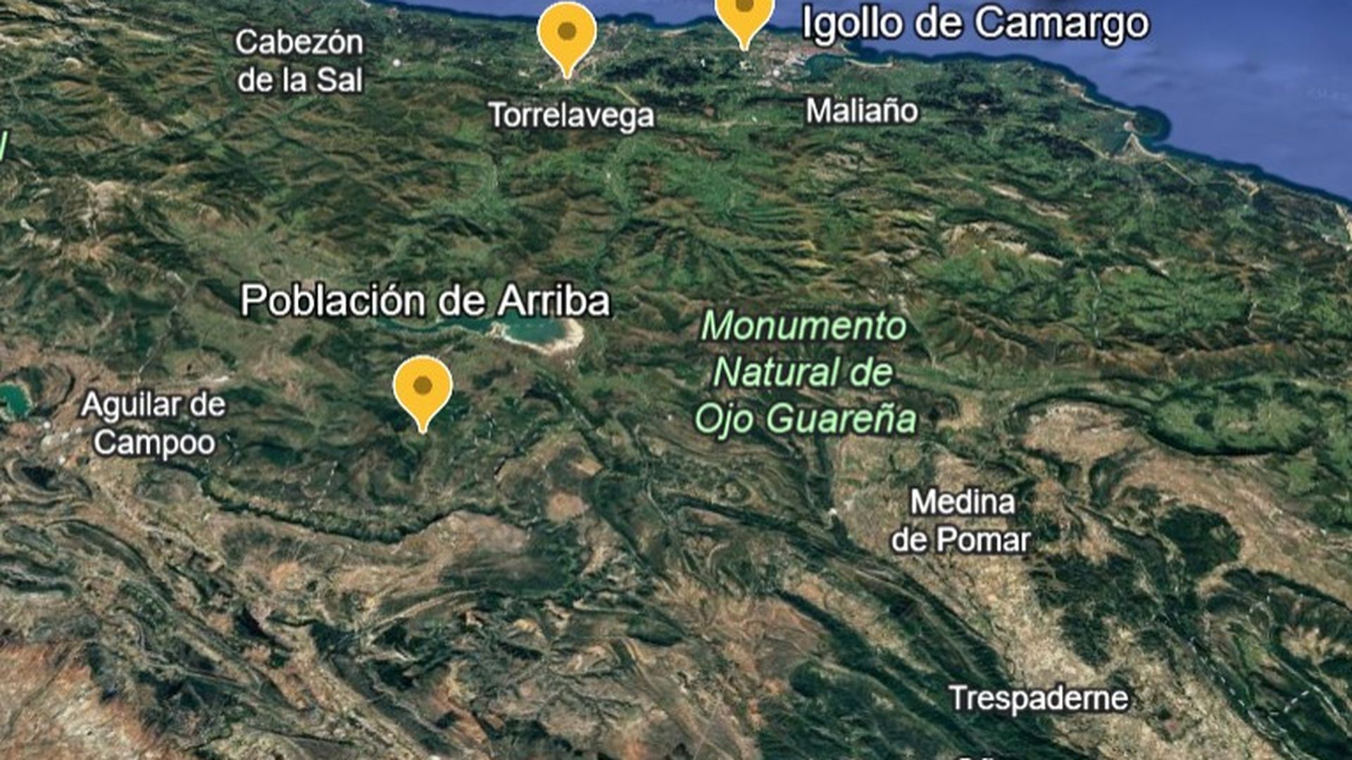 Zona en la que desapareció Roberto Arturo Lavid