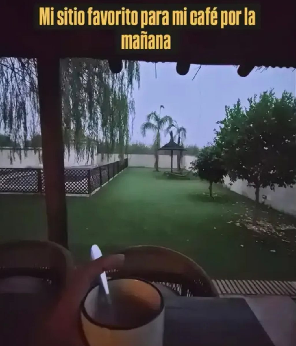 Así es el jardín de Kiko Rivera