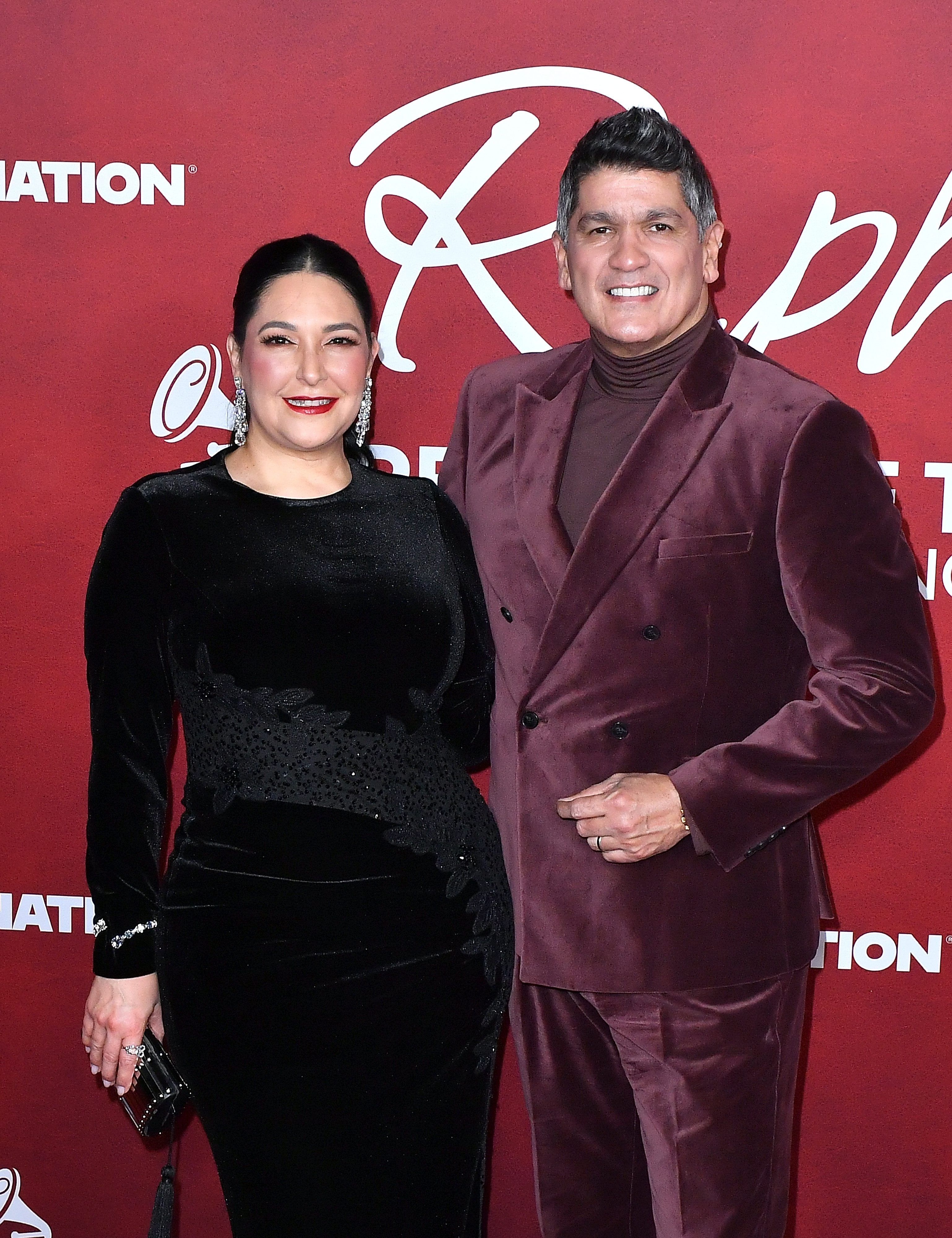 Eddy Herrera y Martha Morales