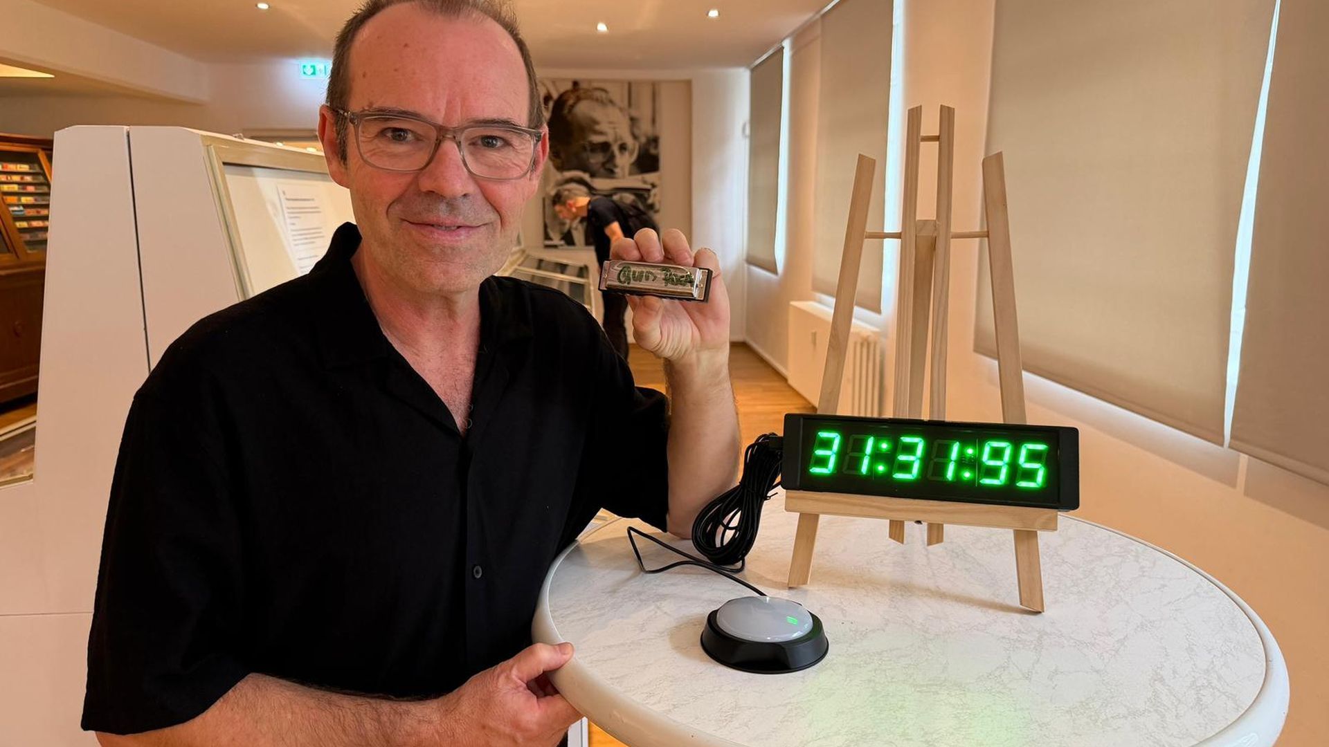 El acorde más largo del mundo con la armónica, un récord al alcance de Quim