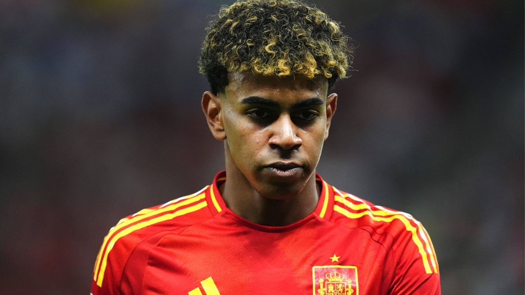 El jugador del Barcelona F.C., Lamine Yamal