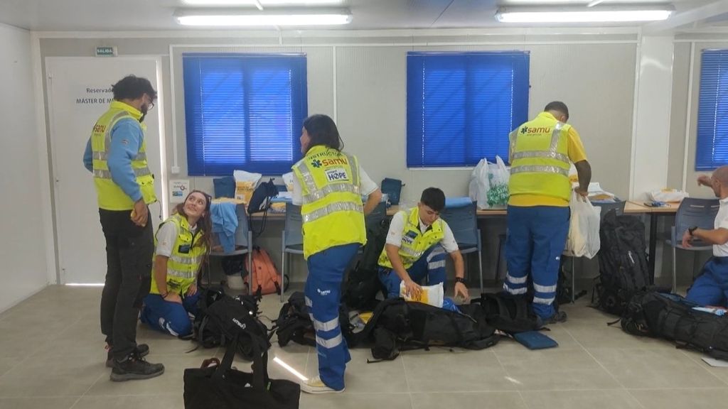 El SAMU envía desde Gelves «un dispositivo sin precedentes» en misión humanitaria por el huracán de Jamaica