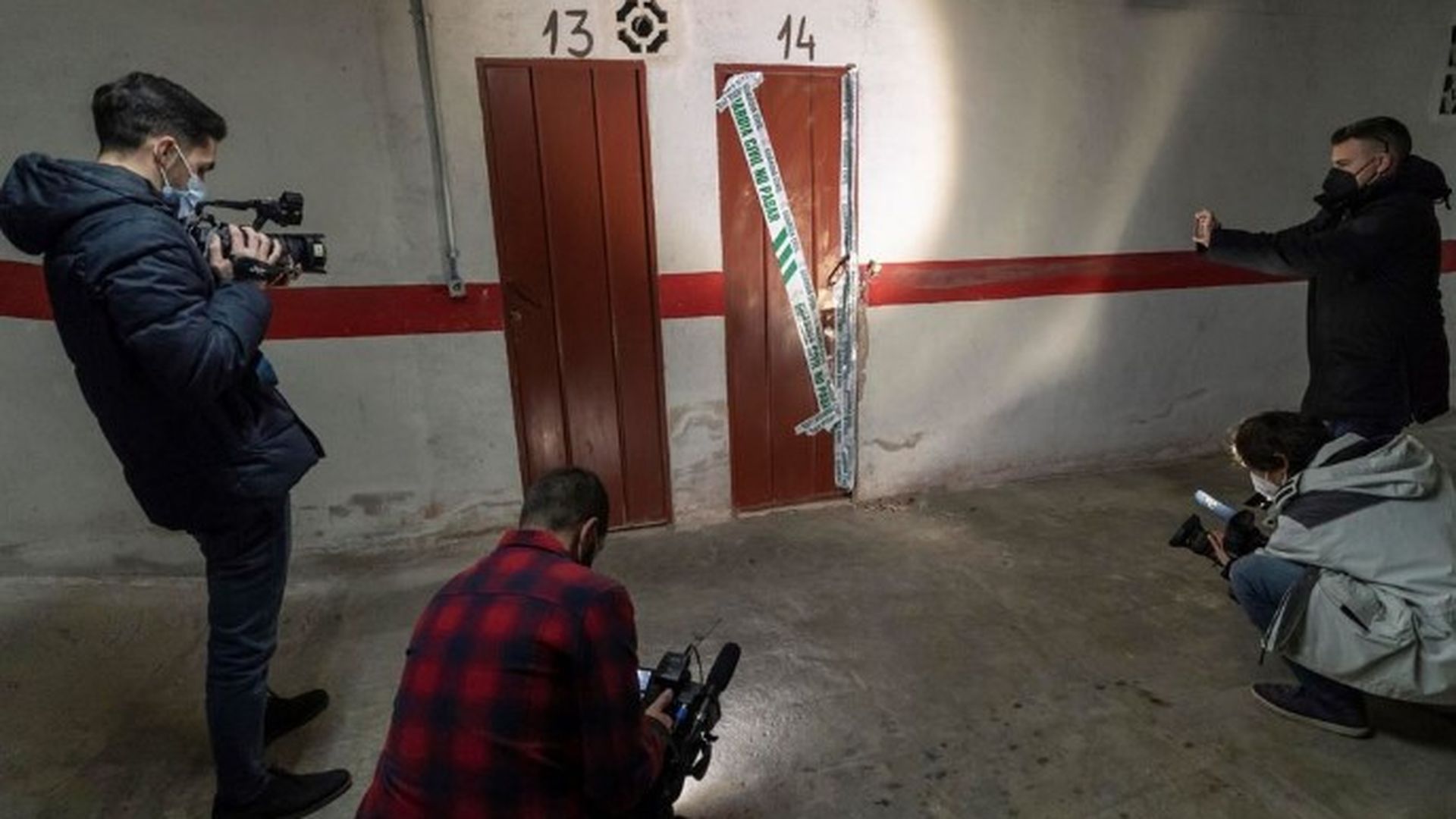 El trastero donde el condenado mató a su víctima.