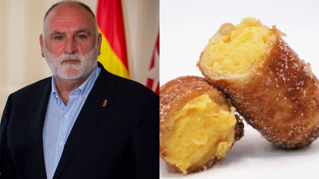 José Andres y un xuixo, en un montaje de fotos