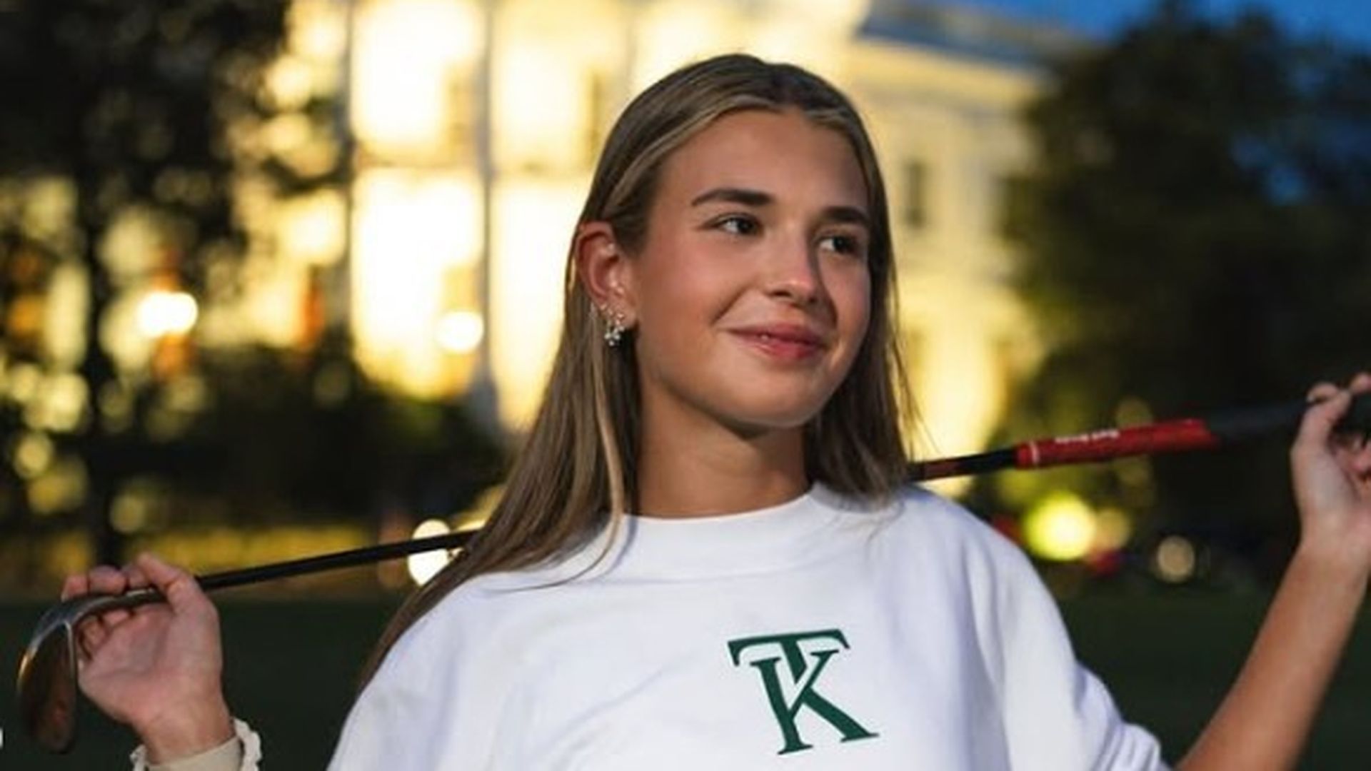 Kai Trump en la Casa Blanca