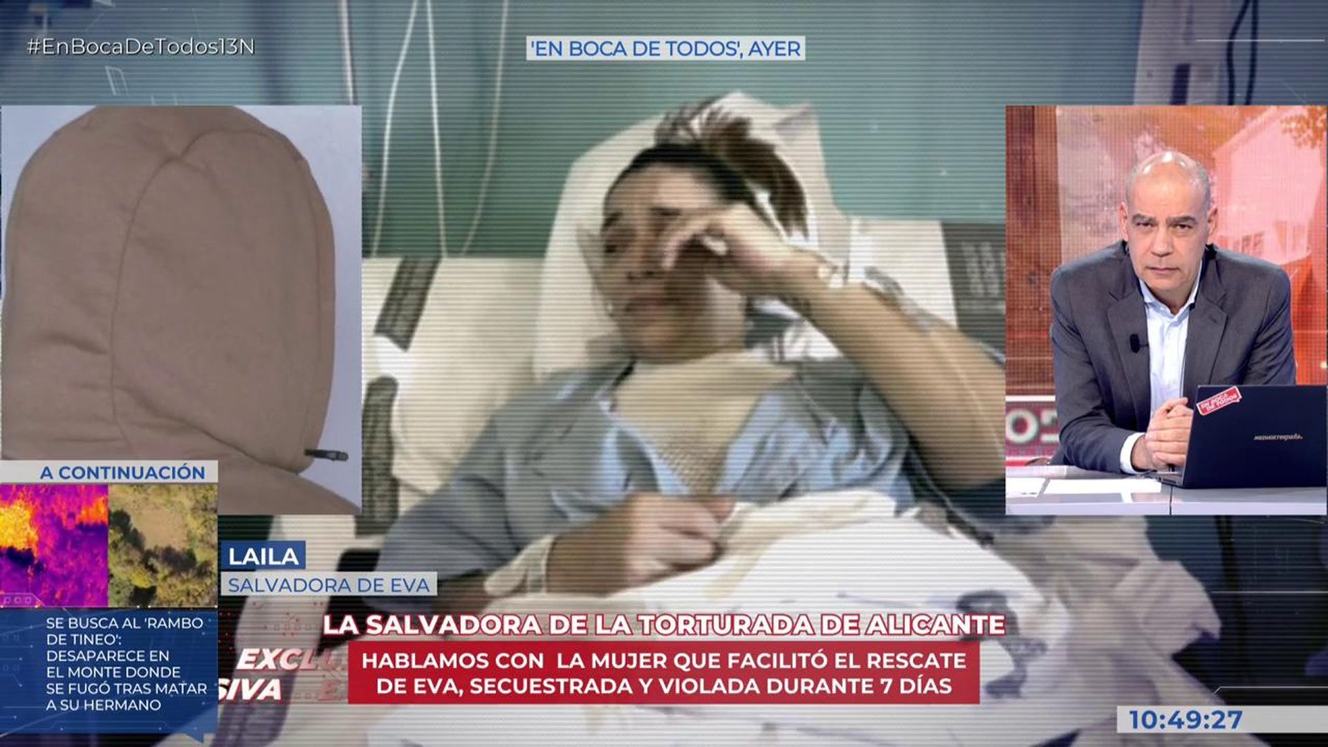 Laila, la joven que salvó la vida a Eva María, la mujer secuestrada y violada en Alicante: “Estaba casi muerta”