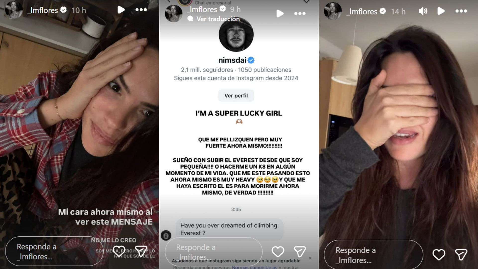 Laura Matamoros, sorprendida con el mensaje que ha recibido