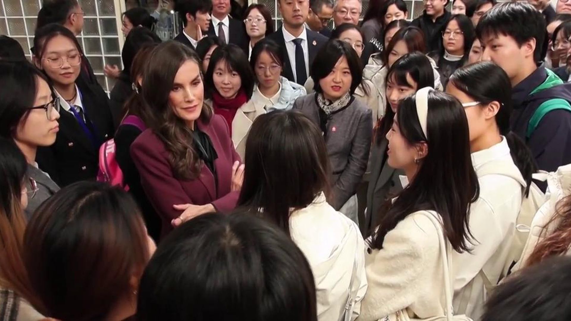 Letizia causa furor en China