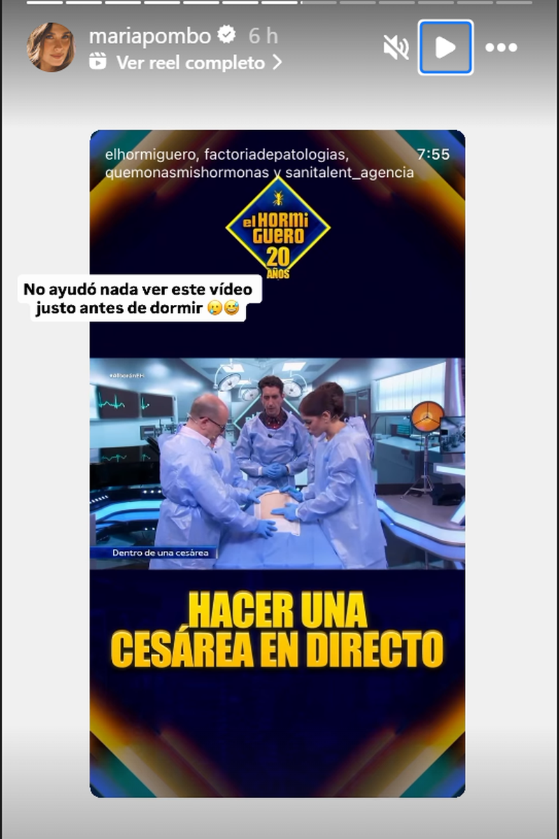 María Pombo habla de su problema de insomnio