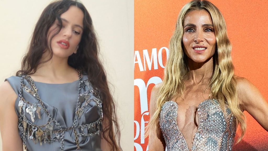 Rosalía y Elsa Pataky, con ondas virginales, en un montaje de fotos