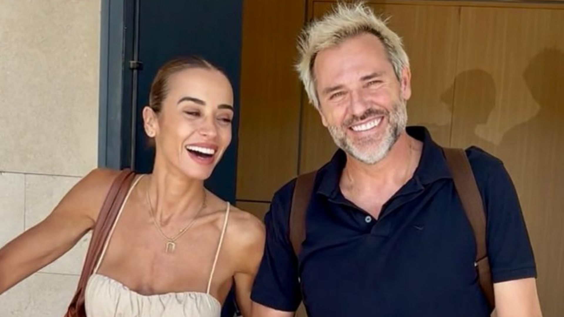 Santi Cañizares y su prometida, Noemí