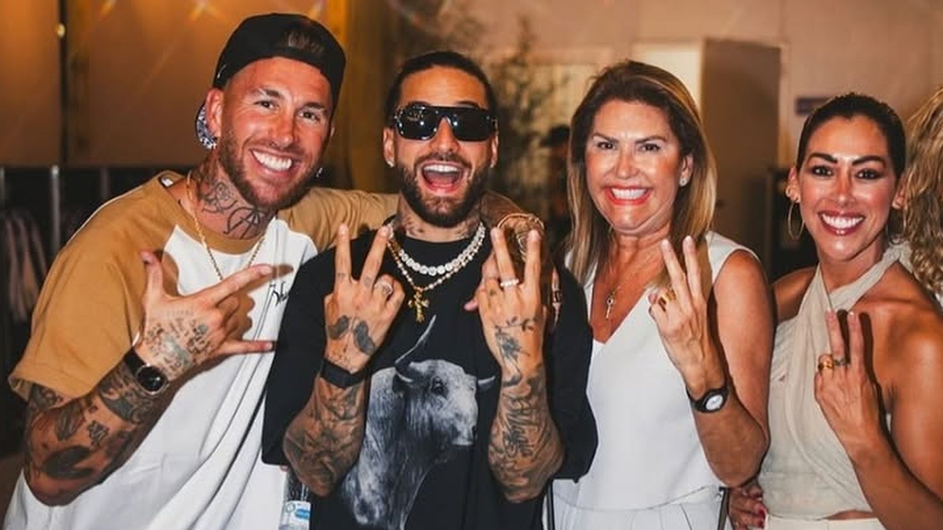 Sergio Ramos y Maluma Sergio Ramos y Maluma