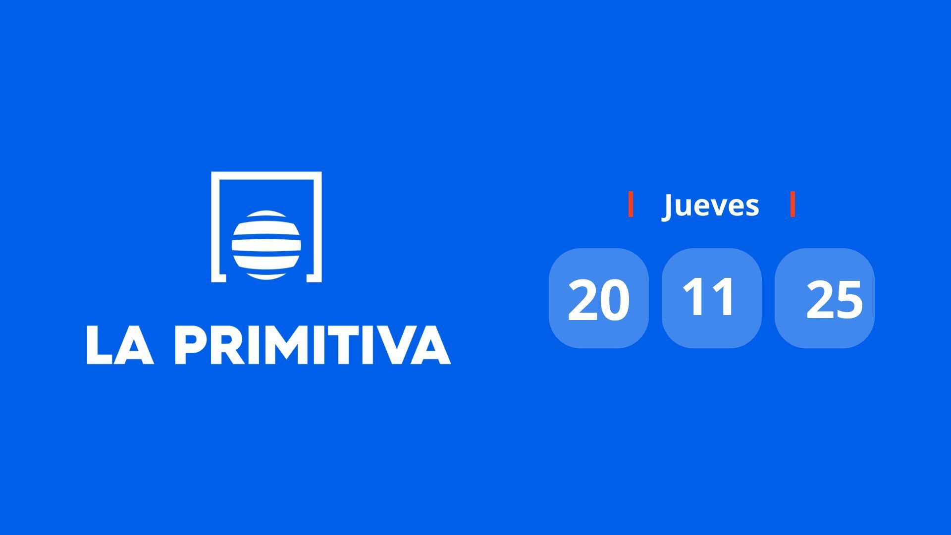 Sorteo de La Primitiva del 20 de noviembre de 2025