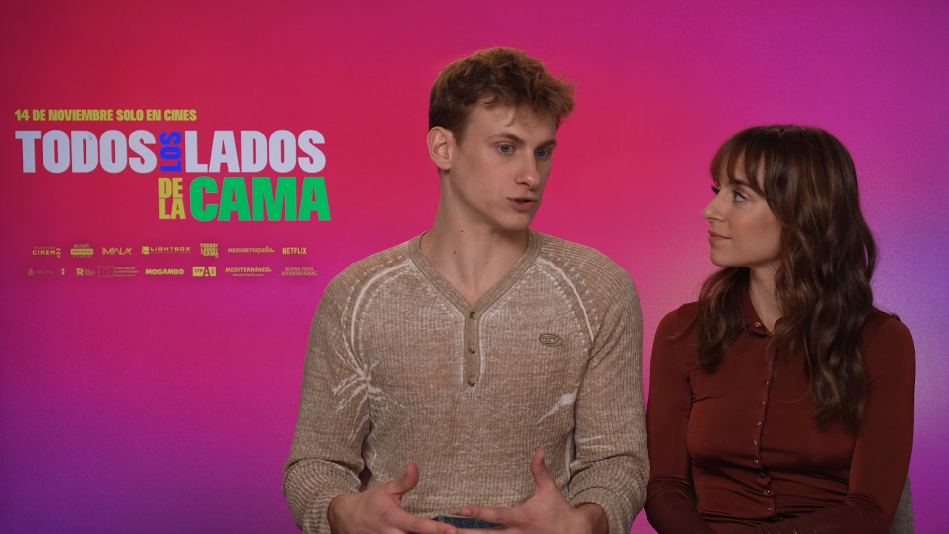 “Tengo que estar al nivel”, “Le tenía pudor a cantar”: Las reflexiones de Jan y Lucía antes de rodar ‘Todos los lados de la cama’ - Exclusivo web 13/11/2025