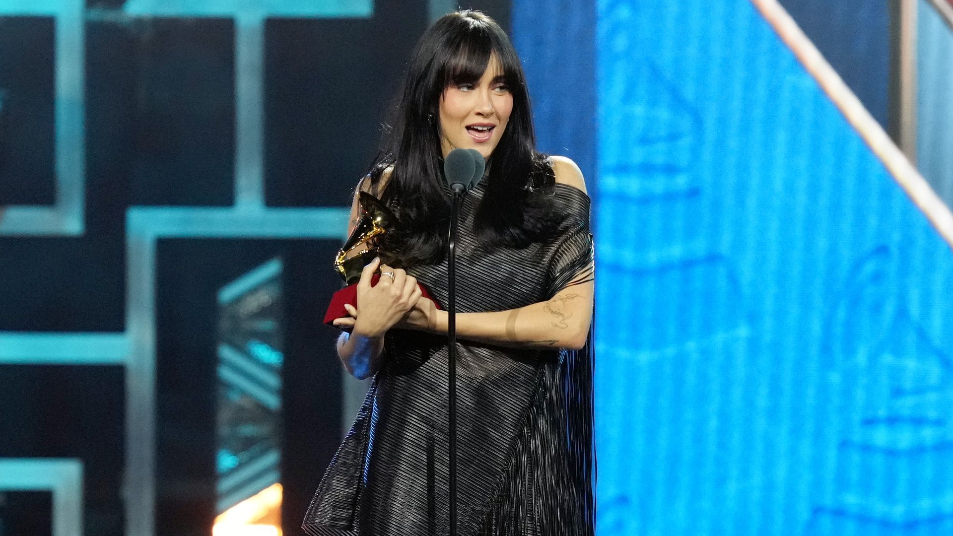 Aitana, en los Premios Grammy Latinos 2025