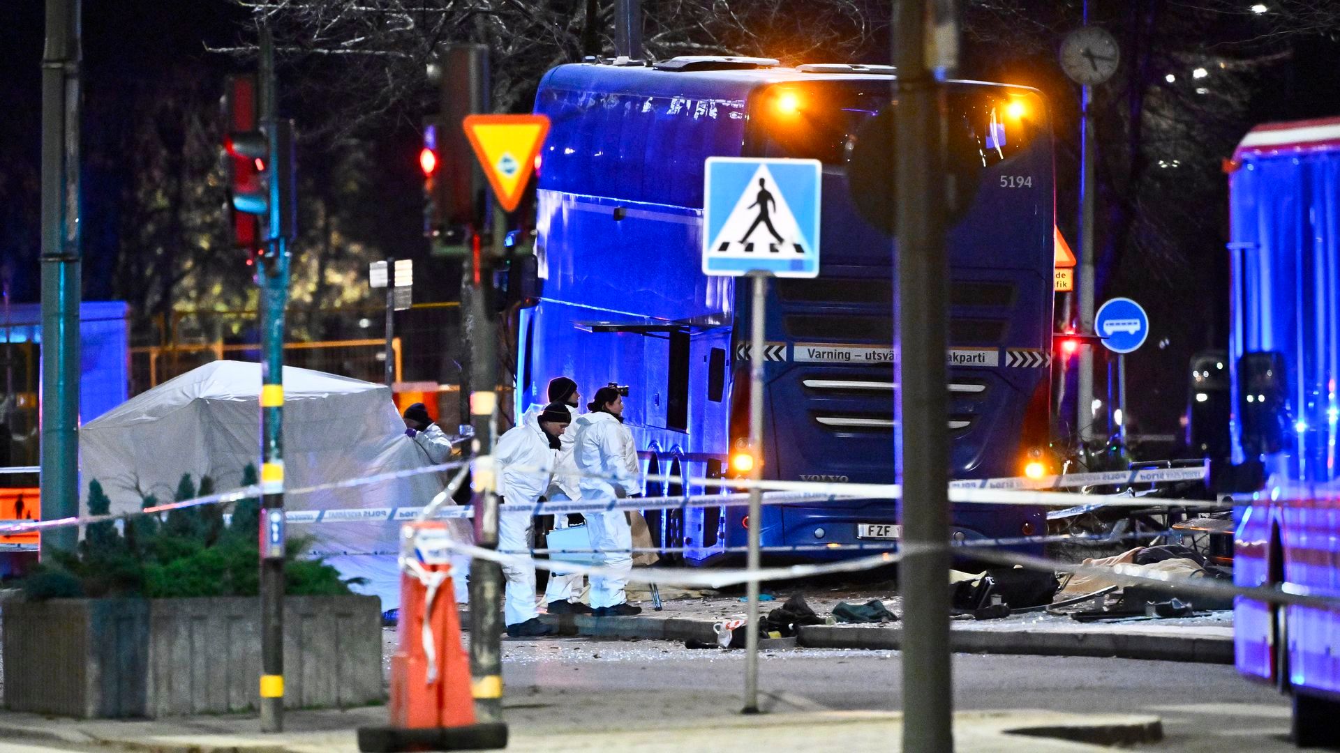 Atropello autobús en Estocolmo