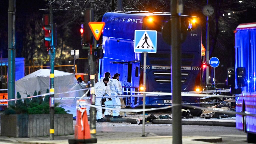 Atropello autobús en Estocolmo