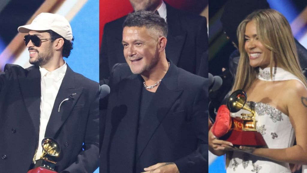 Bad Bunny, Alejandro Sanz y Karol G en los Latin Grammys 2025