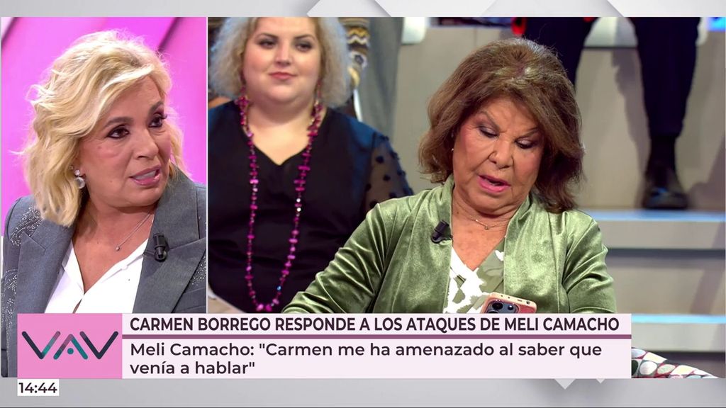 Carmen Borrego responde tajante a Meli Camacho tras sus ataques: "Lo que me molesta es que se mienta"