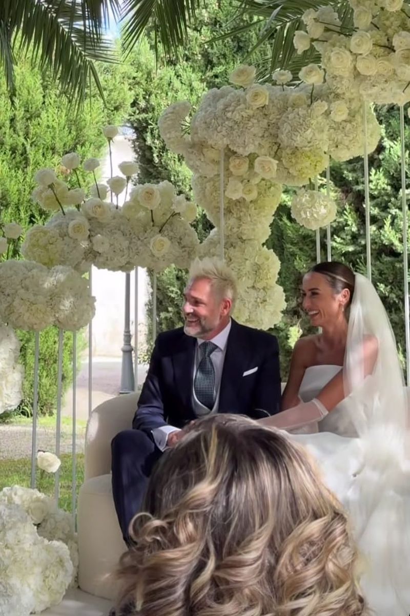 El look de novia de Noemí, la tercera mujer de Santiago Cañizares