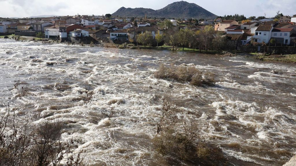 El río Tormesa a su paso por la provincia de Salamanca