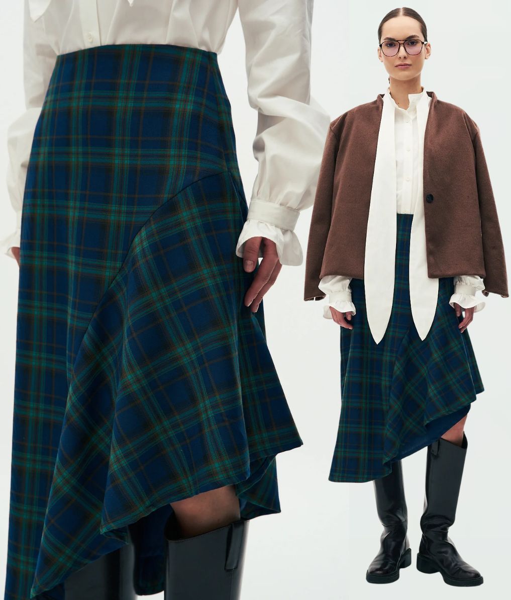 Falda asimétrica de The Loom