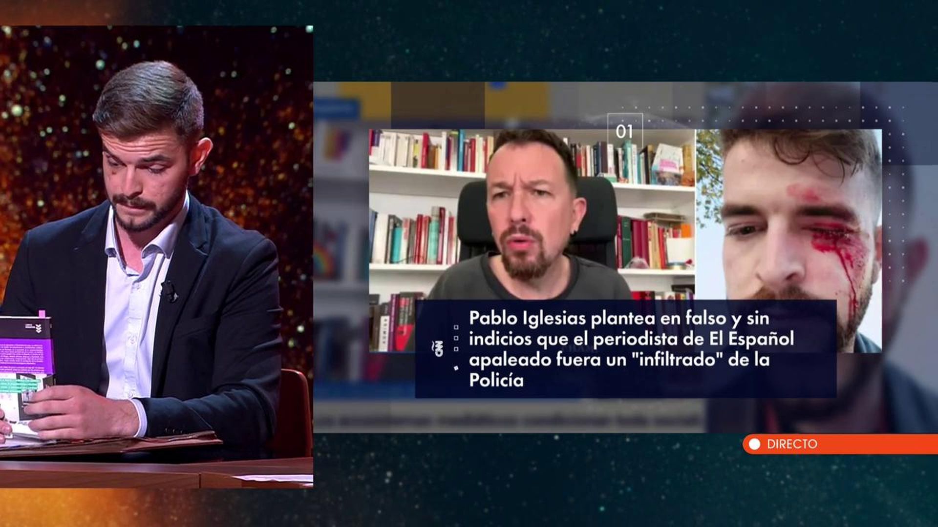 José Ismael, periodista agredido, habla del “señalamiento” de Pablo Iglesias