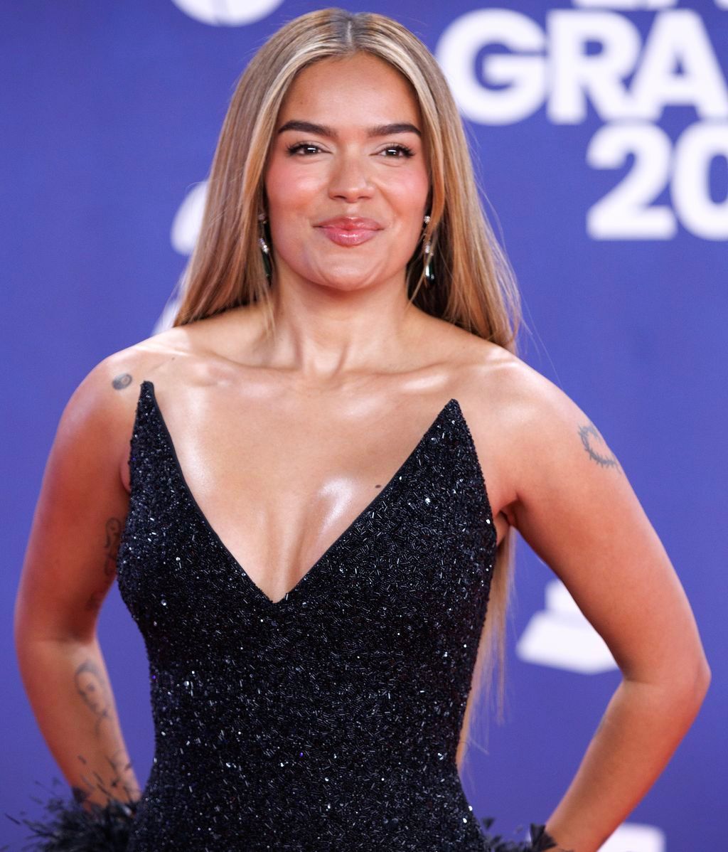 Karol G en la alfombra roja de los Latin Grammy 2025