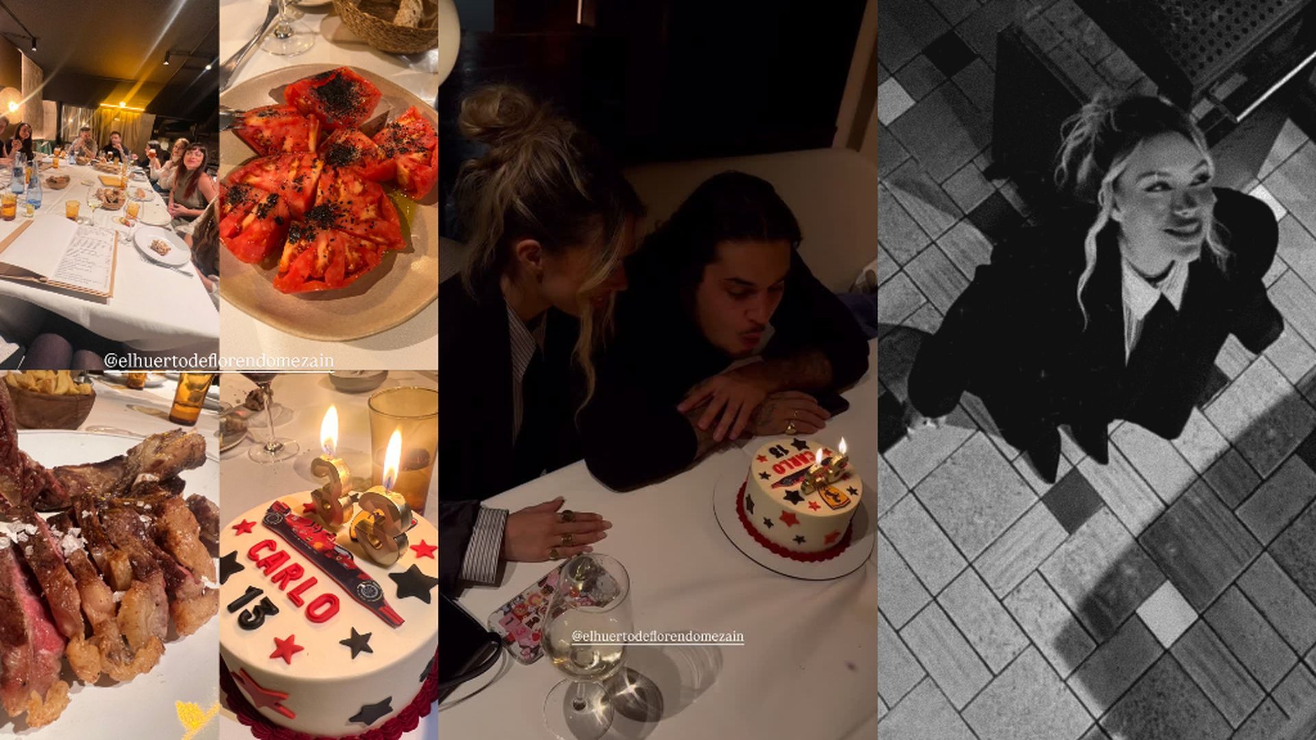 La celebración de cumpleaños de Carlo Costanzia en un restaurante de Madrid
