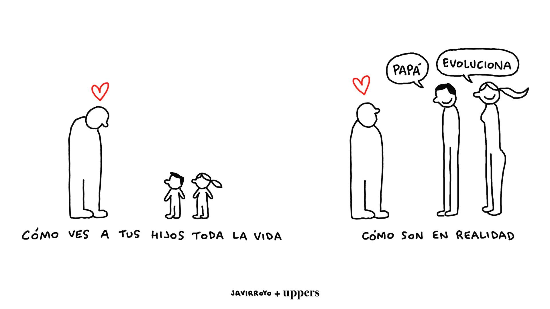 La viñeta de Javirroyo: "Cómo ves a tus hijos" La viñeta de Javirroyo: "Cómo ves a tus hijos"