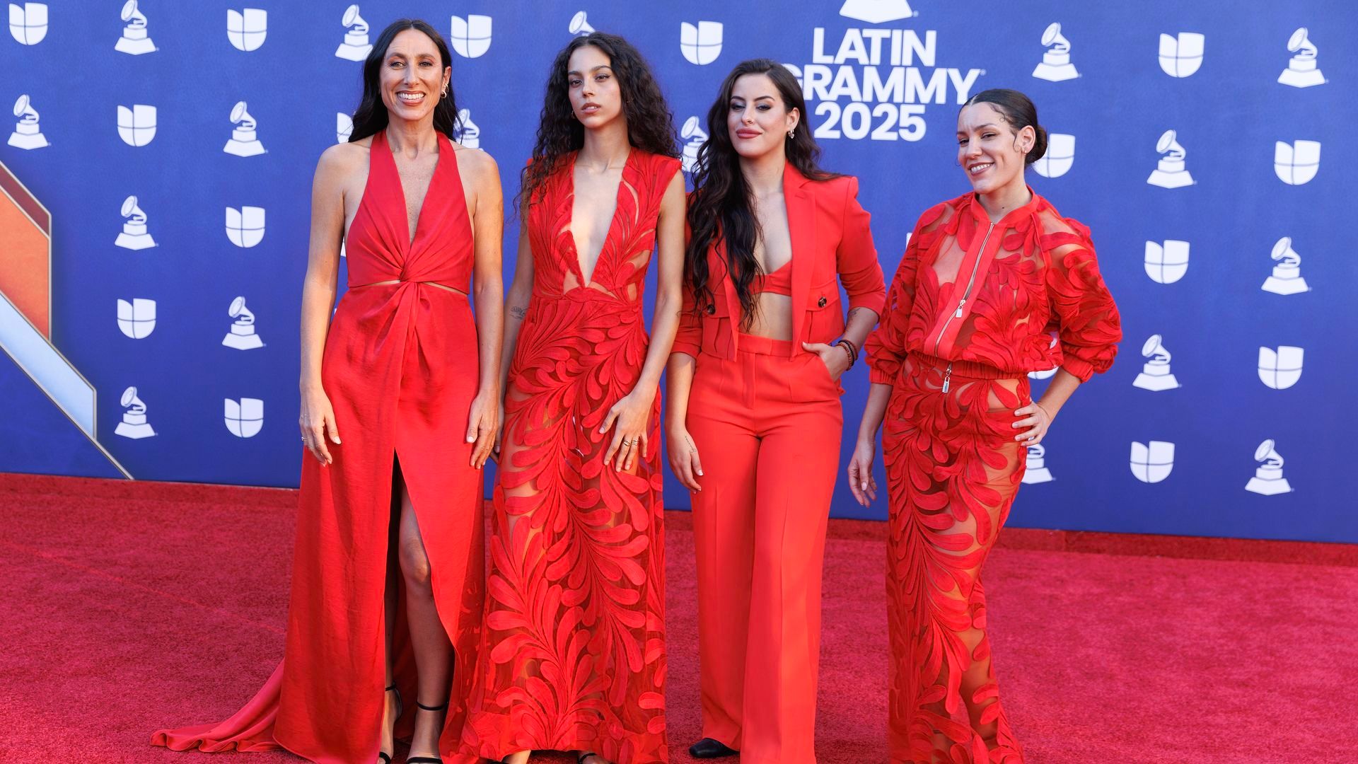 Las Migas en la alfombra roja de los Latin Grammy 2025