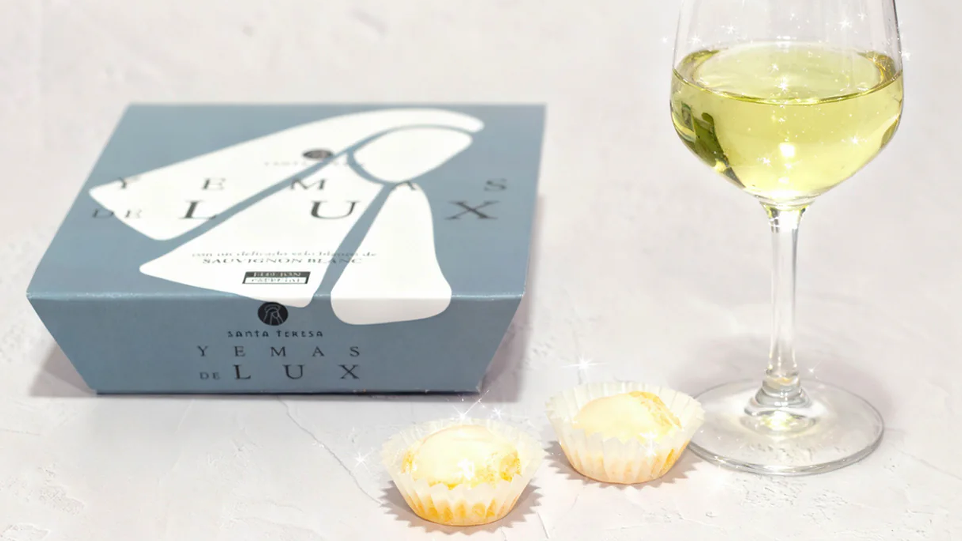 Las yemas de Lux bañadas en Sauvignon Blanc