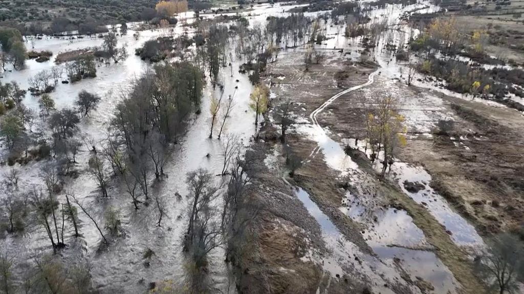 Los últimos coletazos de la borrasca Claudia ponen en vilo Huelva y Ávila: granizo y riesgo de desbordamientos