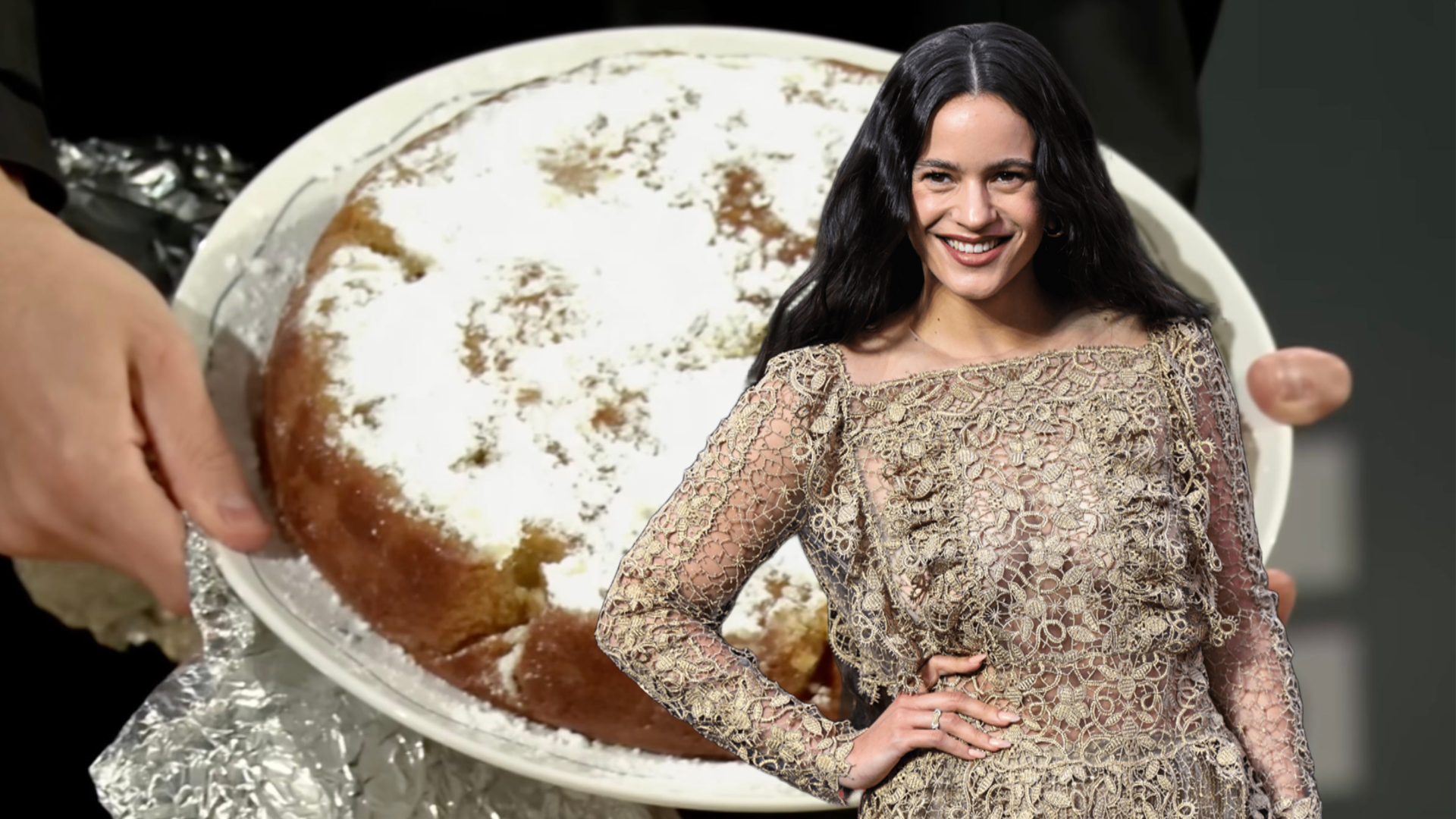 Rosalía y su bizcocho de 14 kilates