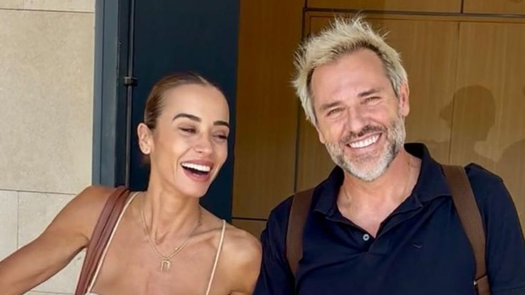 Santiago Cañizares y su pareja, Noemí